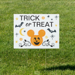 Mickey Mouse - Halloween - Trick or Treat Sign
