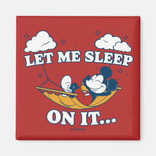 Mickey Mouse Hammock "Let Me Sleep On It…" Magnet