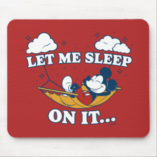 Mickey Mouse Hammock "Let Me Sleep On It…" Mouse Pad