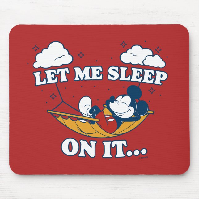 Mickey Mouse Hammock "Let Me Sleep On It…" Pad (Front)
