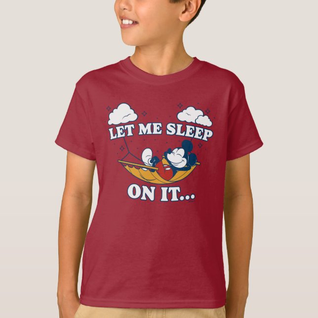 Mickey Mouse Hammock "Let Me Sleep On It…" T-Shirt (Front)
