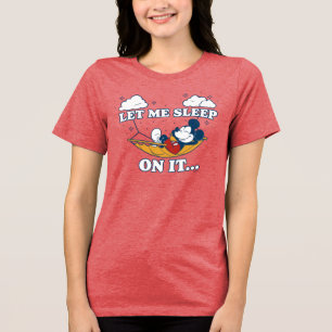 Mickey Mouse Hammock "Let Me Sleep On It…" Tri-Blend Shirt