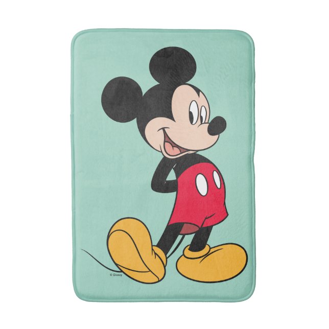 Mickey Mouse Hands Behind Back Bath Mat (Front Vertical)