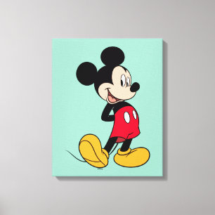 Mickey Mouse Hands Behind Back Canvas Print