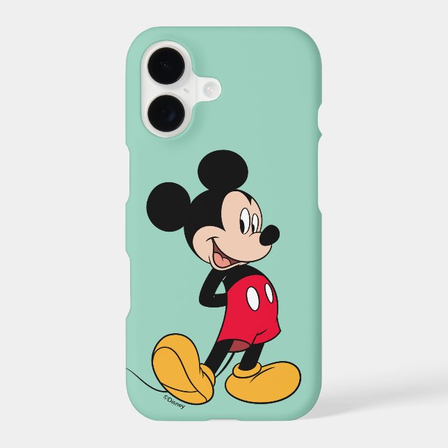 Mickey Mouse Hands Behind Back Iphone Case (Back)