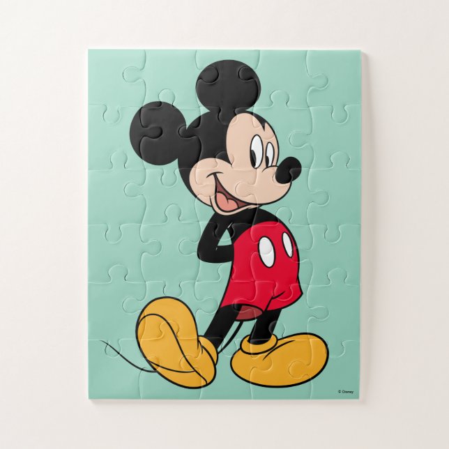 Mickey Mouse Hands Behind Back Jigsaw Puzzle (Vertical)