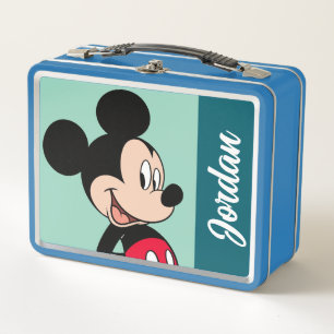 Mickey Mouse Hands Behind Back Metal Lunch Box