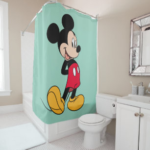 Mickey Mouse Hands Behind Back Shower Curtain