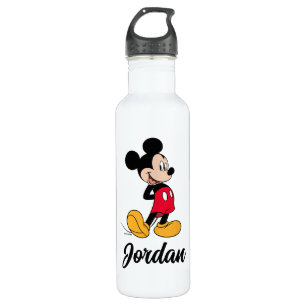 Mickey Mouse Hands Behind Back Stainless Steel Water Bottle