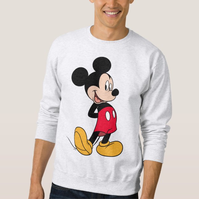 Mickey Mouse Hands Behind Back Sweatshirt (Front)