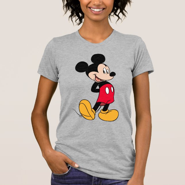 Mickey Mouse Hands Behind Back T-Shirt (Front)