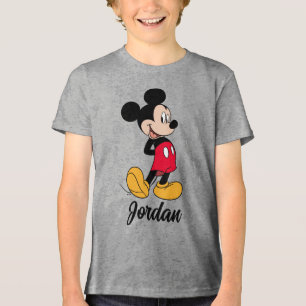 Mickey Mouse Hands Behind Back Tri-Blend Shirt