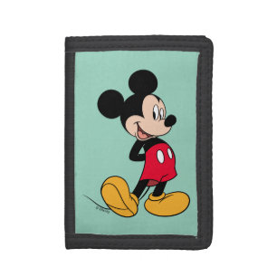 Mickey Mouse Hands Behind Back Tri-fold Wallet