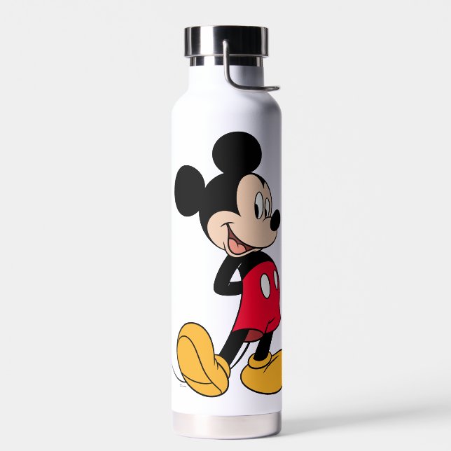 Mickey Mouse Hands Behind Back Water Bottle (Left)