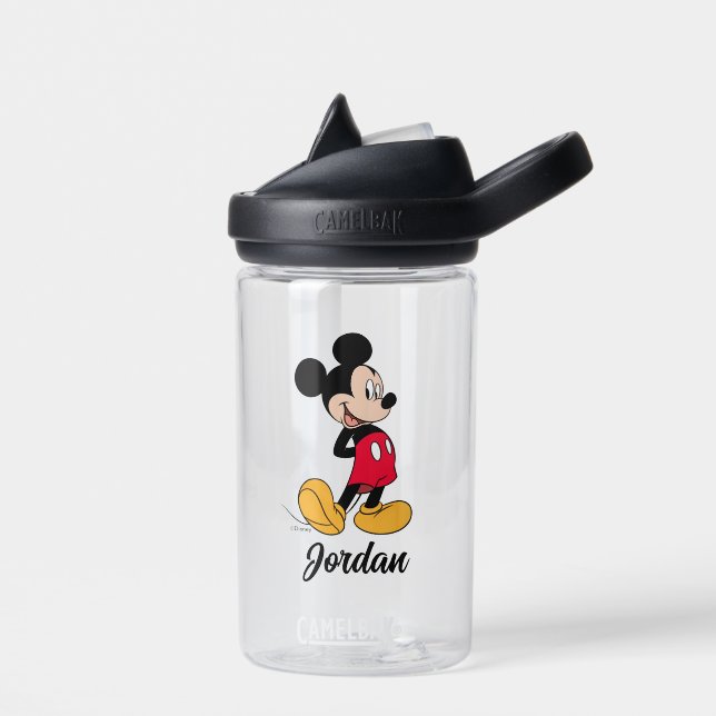 Mickey Mouse Hands Behind Back Water Bottle (Left)