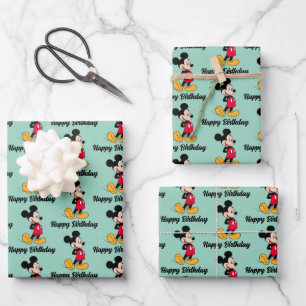 Mickey Mouse Hands Behind Back Wrapping Paper Sheets