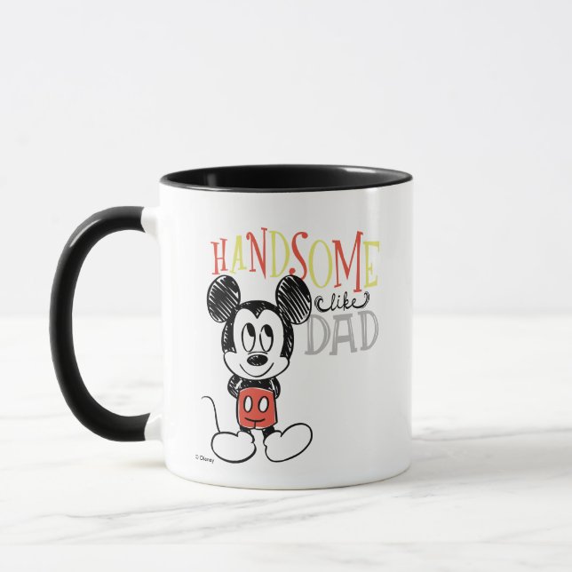 Mickey Mouse | Handsom Like Dad Mug (Left)