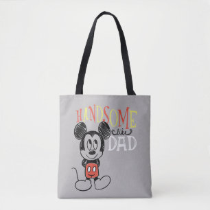 Mickey Mouse   Handsom Like Dad Tote Bag