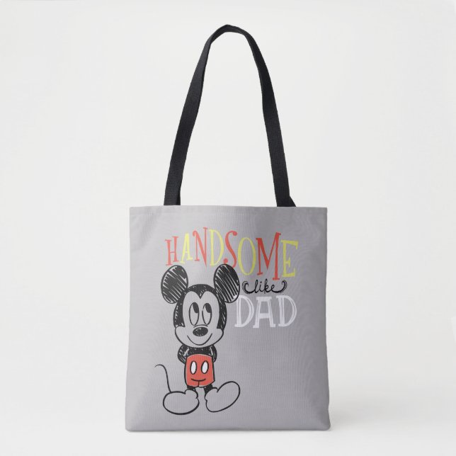 Mickey Mouse | Handsom Like Dad Tote Bag (Front)