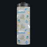 Mickey Mouse | Happy Hanukkah Pattern Thermal Tumbler<br><div class="desc">Happy Hanukkah from Mickey! This fun graphic features all your favorite Hanukkah things in a fun pattern.</div>