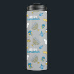 Mickey Mouse | Happy Hanukkah Pattern Thermal Tumbler<br><div class="desc">Happy Hanukkah from Mickey! This fun graphic features all your favorite Hanukkah things in a fun pattern.</div>