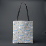 Mickey Mouse | Happy Hanukkah Pattern Tote Bag<br><div class="desc">Happy Hanukkah from Mickey! This fun graphic features all your favorite Hanukkah things in a fun pattern.</div>