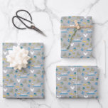 Mickey Mouse | Happy Hanukkah Pattern Wrapping Paper Sheets<br><div class="desc">Happy Hanukkah from Mickey! This fun graphic features all your favorite Hanukkah things in a fun pattern.</div>
