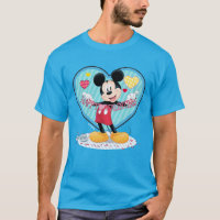Mickey Mouse | Happy Valentines Day Cutout T-Shirt