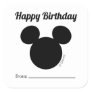 Mickey Mouse Head Icon | A Gift From - Birthday Square Sticker