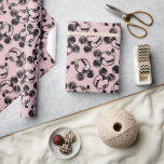 Mickey Mouse Head | Pink Sketch Pattern Wrapping Paper