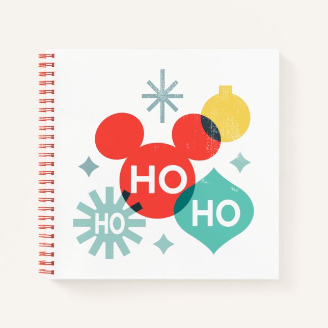 Mickey Mouse |  Ho Ho Ho Notebook (Front)