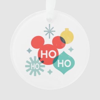 Mickey Mouse |  Ho Ho Ho Ornament