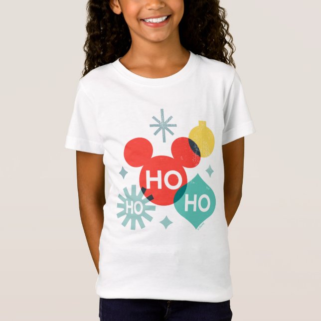 Mickey Mouse |  Ho Ho Ho T-Shirt (Front)
