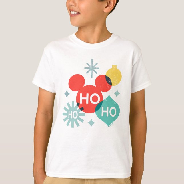 Mickey Mouse |  Ho Ho Ho T-Shirt (Front)