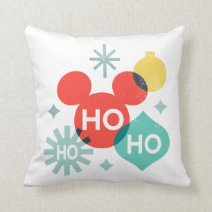 Mickey Mouse Ho Ho Ho Throw Pillow