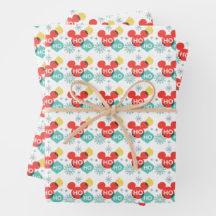 Mickey Mouse    Ho Ho Ho Wrapping Paper Sheets