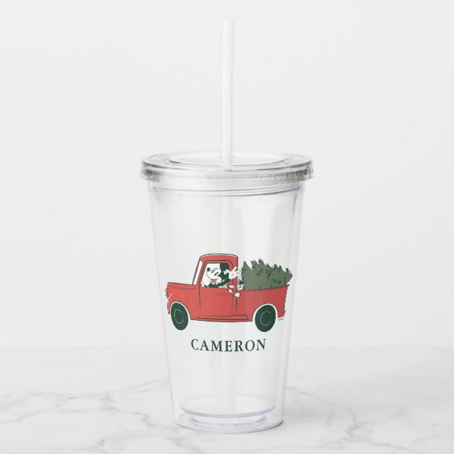 Mickey Mouse | Home for Christmas Acrylic Tumbler (Front)