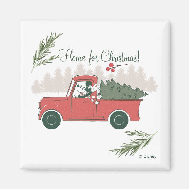 Mickey Mouse | Home for Christmas Magnet (Front)