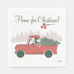 Mickey Mouse   Home for Christmas Napkins