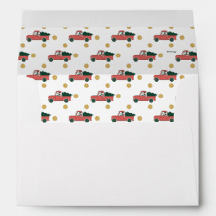 Mickey Mouse Home for Christmas Pattern Envelope