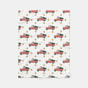 Mickey Mouse   Home for Christmas Pattern Fleece Blanket