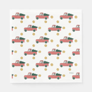Mickey Mouse   Home for Christmas Pattern Napkins