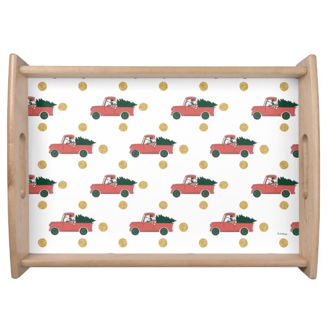 Mickey Mouse | Home for Christmas Pattern Serving Tray (Front)