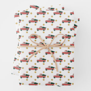 Mickey Mouse   Home for Christmas Pattern Wrapping Paper Sheets