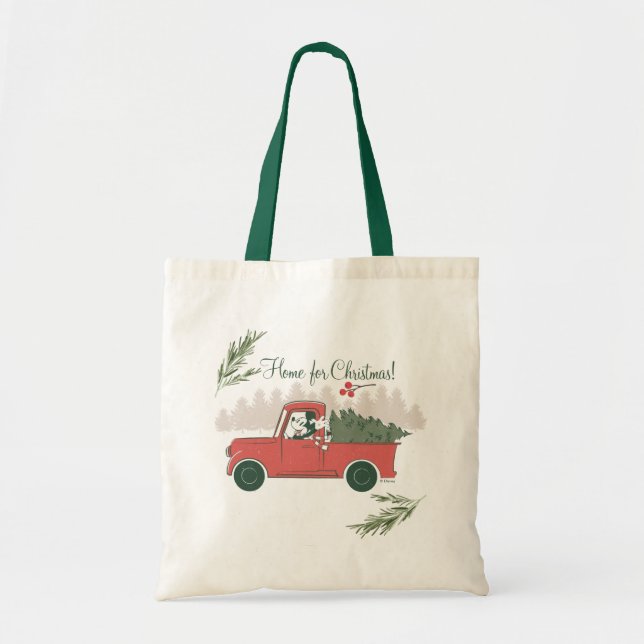 Mickey Mouse | Home for Christmas Tote Bag (Front)