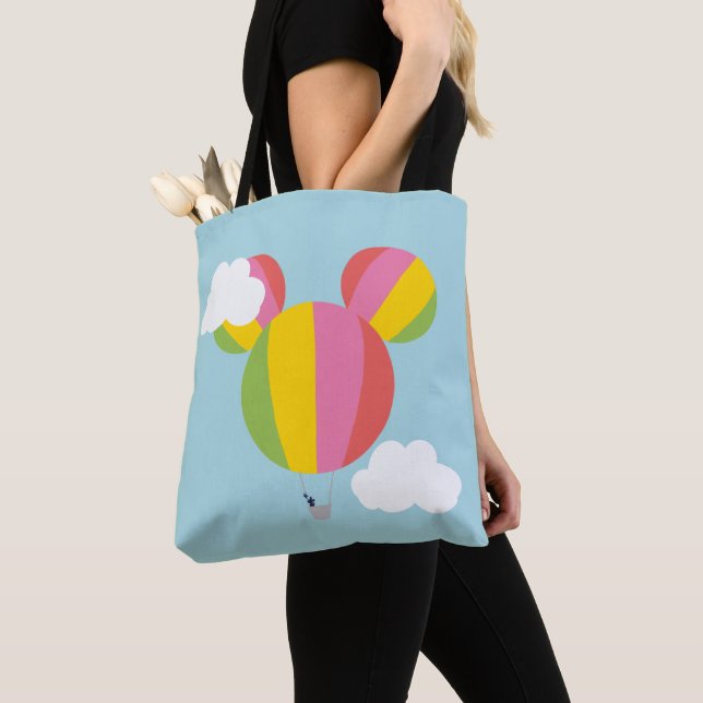 Mickey Mouse Hot Air Balloon Icon Tote Bag (Close Up)