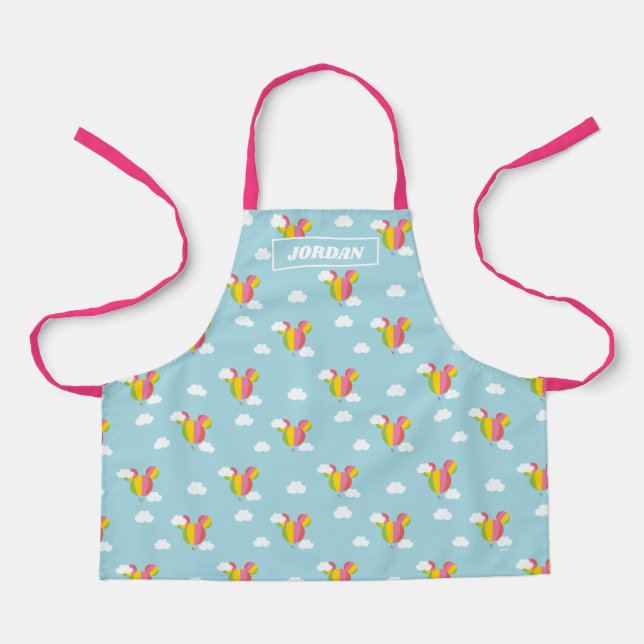 Mickey Mouse Hot Air Balloon Pattern Apron (Front)