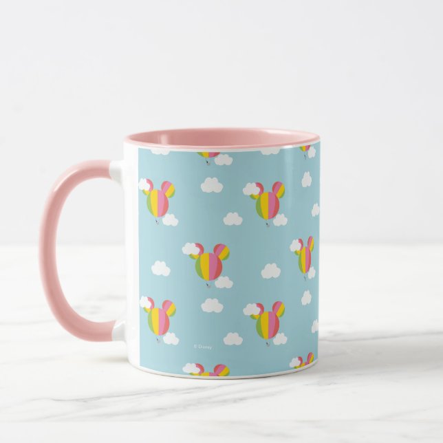 Mickey Mouse Hot Air Balloon Pattern Mug (Left)