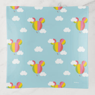 Mickey Mouse Hot Air Balloon Pattern Trinket Tray