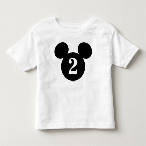 Mickey Mouse  Icon Birthday Toddler T_shirt